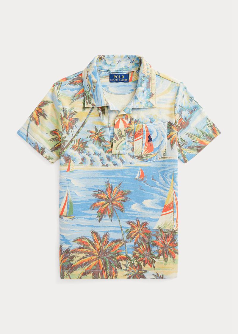 Poleras Polo Ralph Lauren Niño 1.5-6 Años Tropical-Print Spa Terry Chile Multicolor AHMTK-5912